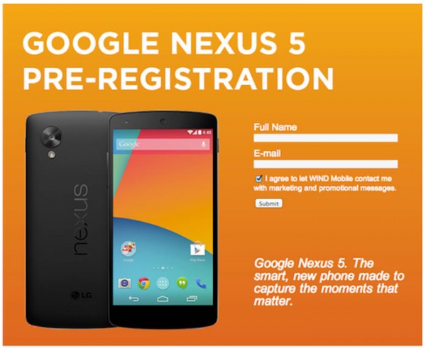 Google Nexus 5 Specifications Leaked